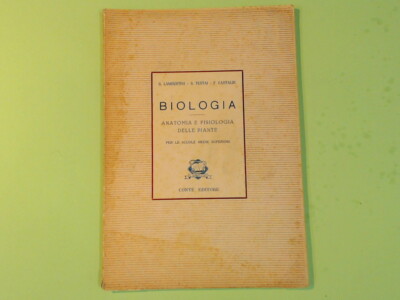 BIOLOGIE ANATOMIE UND PHYSIOLOGIE PFLANZEN LAMBERTINI KOPF KASTANIEN GRAF 1952