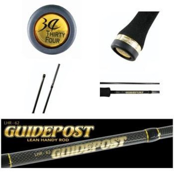 ロッド No.5020 GUIDEPOST LHR-62 34 Thirty Four GUIDEPOST LHR-62 Ajing Spinning rod 2 pieces From
