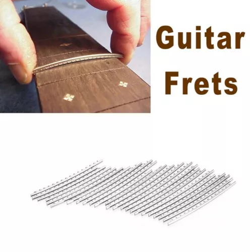 .095" 2.41mm Crown Width Guitar Fret Wire 24 pcs Pre-Cut Medium Nickel-Silver NS