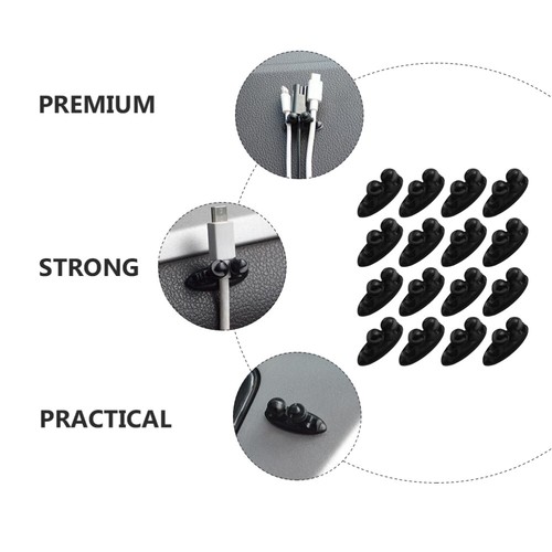 16 Pcs Kabelmanagement-Clip Kabelorganisator Kabelorganisatoren Kabelklammern - Afbeelding 5 van 12
