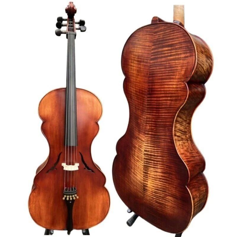 SONG baroque style professional 5 strings 4/4 cello,big,deep rick