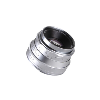 35mm F/1.6 Manual Focus Prime Lens For For Sony E-mount Camera A5000 NEX5 Silver
