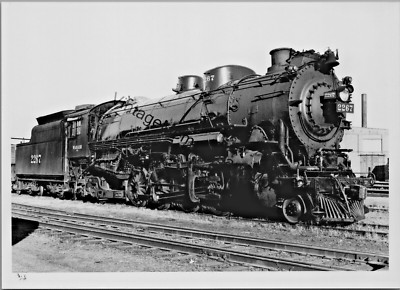 Vintage Wabash 2267 Dampflok 5''X7'' Echtfoto T2-76