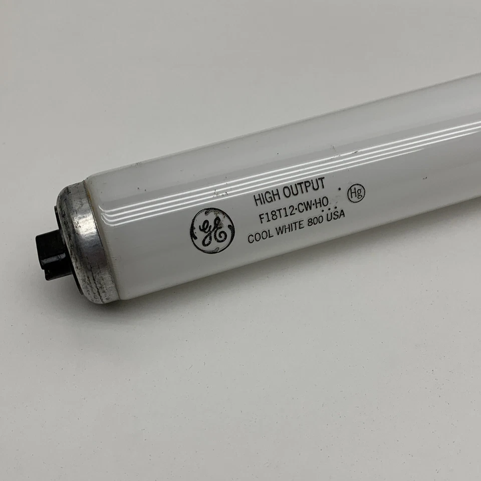 (2-Pack) GE F18T12/CW/HO Fluorescent 30W Lamp Light Bulb Cool White 16" USA Made - Image 2 of 4