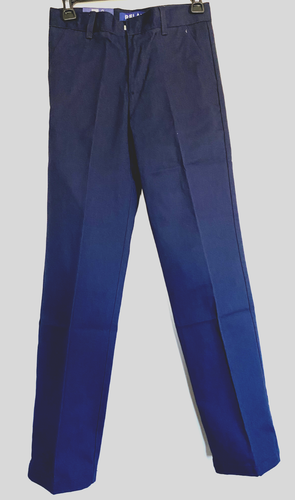 French Toast Relaxed Adjustable Waist Twill Navy Uniform Pants Size 12 Slim