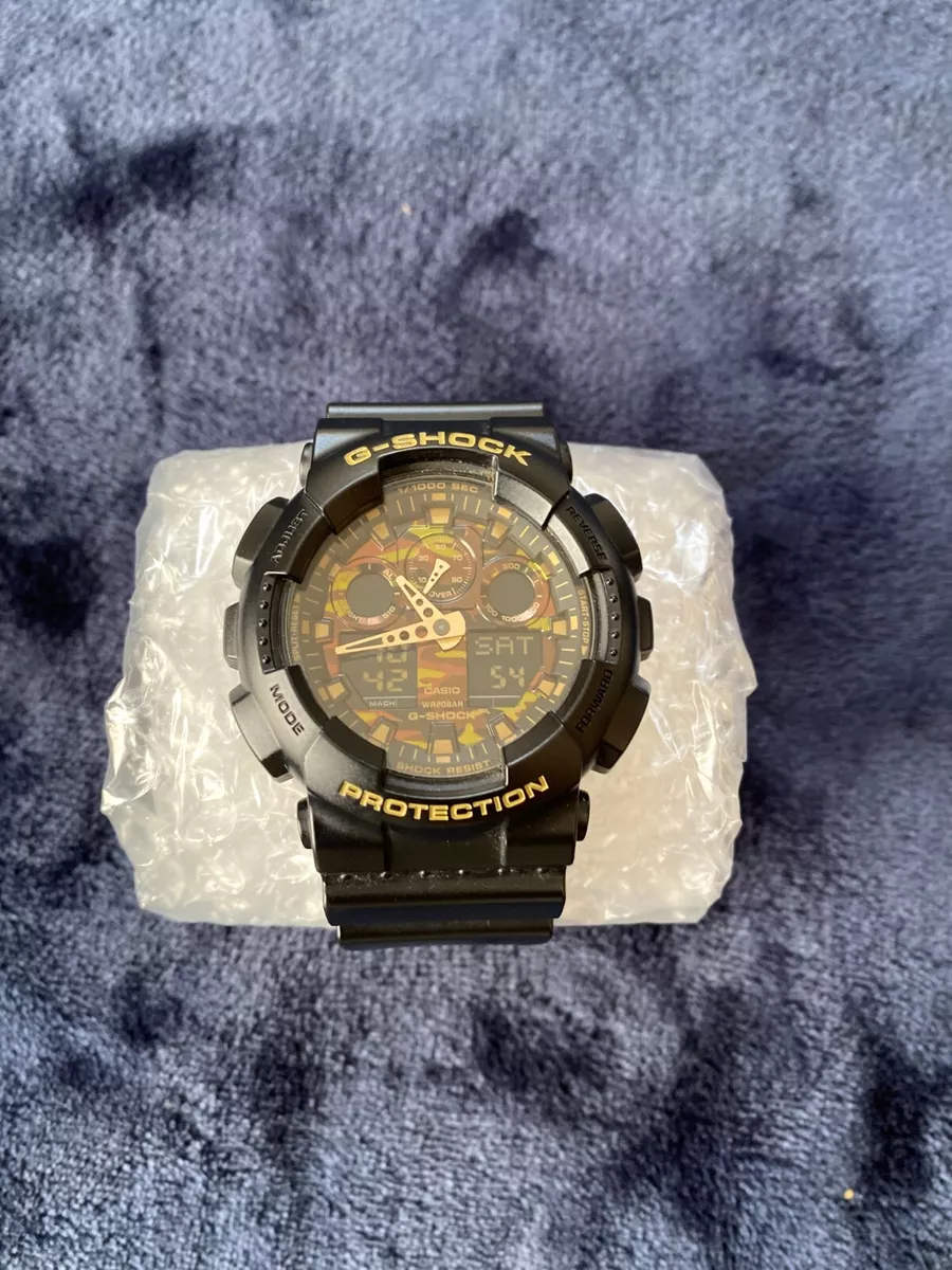 CASIO G-SHOCK GA-100CF-1A9JF Camouflage Dial Series Men's