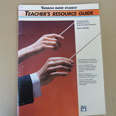 Bücher LEHRER-RESSOURCENFÜHRER Anne Hardin, Yamaha Band Schüler