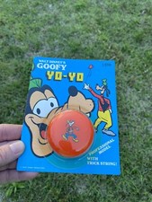 VINTAGE NOS WALT DISNEY PRODUCTIONS GOOFY SEALED IN PACK PROFESSIONAL YO-YO