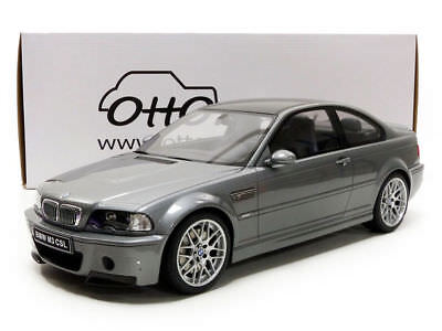Otto Mobile BMW M3 E46 CSL Gray Metallic/Carbon 1:12 LE Otto Mobile BMW M3 E46 CSL Gray Metallic/Carbon 1:12 LE