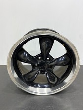 American Muscle Bullitt Style Deep Dish Wheel Rim Gloss Black 19x10 Et 48 Used