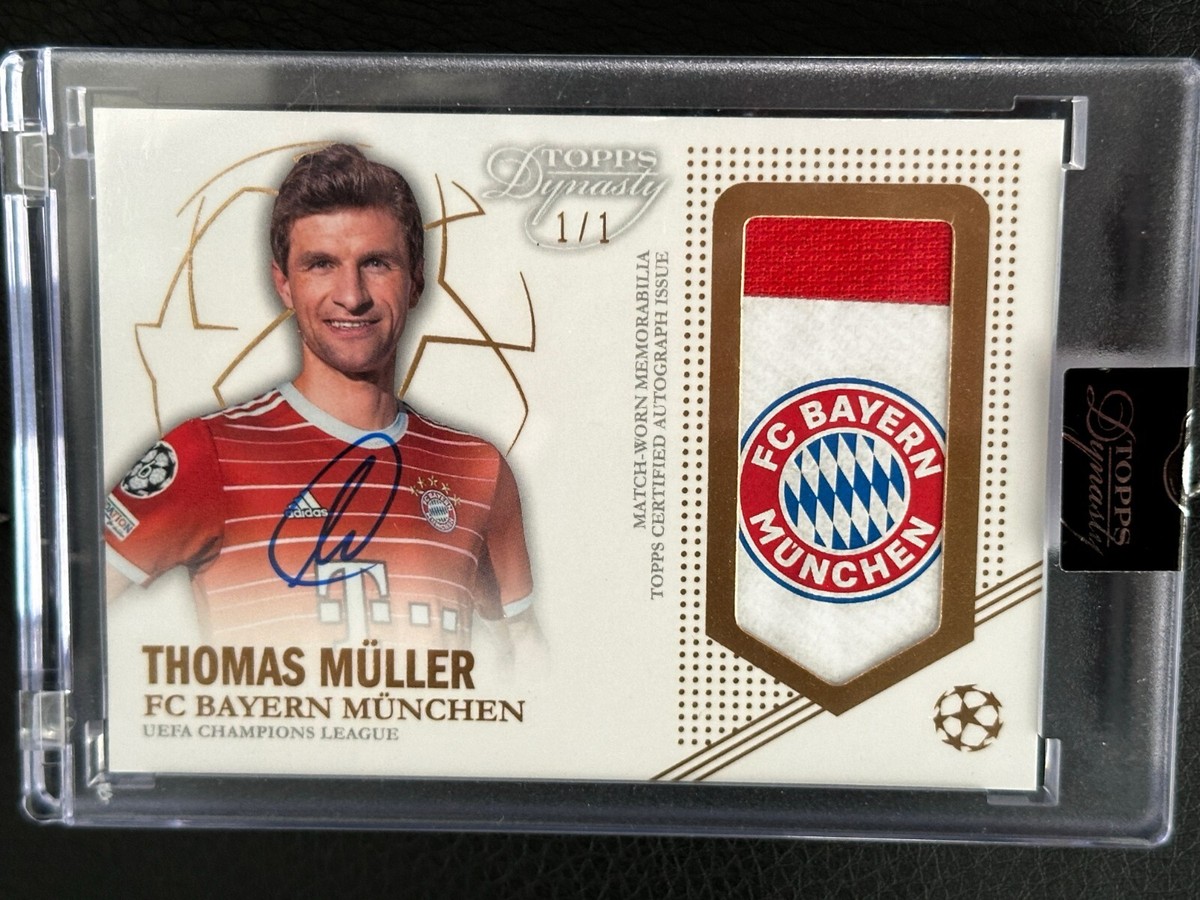2022-23 Topps Dynasty Soccer UEFA UCL Champions Thomas Muller 1/1