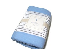 Pottery Barn Kids ABC Stripes Quilted Standard Pillow Cover Sham New