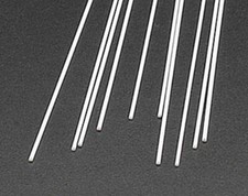 Plastruct .030 Round Rods Styrene 10 90853 x