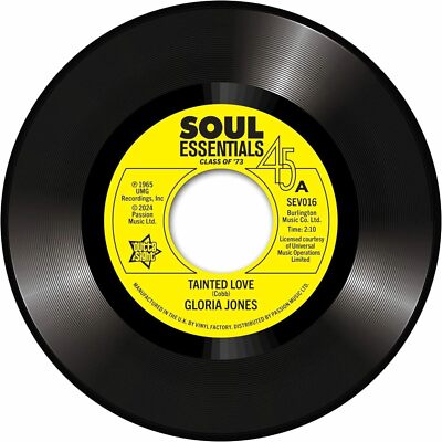 Gloria Jones/R. Dean Tayl Tainted Love/There's a Ghost in My Hou (Schallplatte)