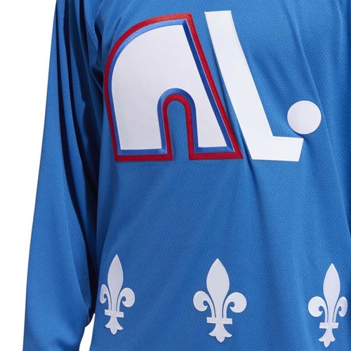 Camiseta deportiva para hombre Adidas Quebec Nordiques Team Classics auténtica local talla 54 XL - Imagen 3 de 5