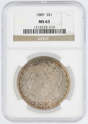 1889 Morgan Silver Dollar NGC MS63 S$1 Philadelphia Minted No Reserve