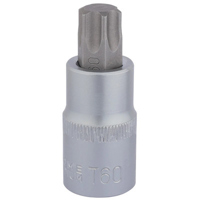 DRAPER TX Star Bit T45 – 55 Mm, 1/2 Zoll Antrieb, Blau, Für Vierkant-Stecknüsse