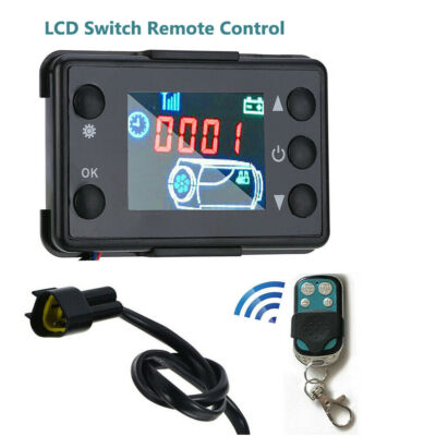LCD Display Switch Timing Remote Control Car Diesel Air Parking Heater Kits 12V