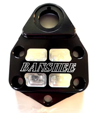 YAMAHA YFZ 350 BANSHEE BILLET ALUMINUM 7/8" HANDLEBAR CLAMP & KEY SWITCH HOLDER