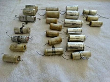 33 x Vintage Mallory-Sprague Etc... Capacitor Pulls #1