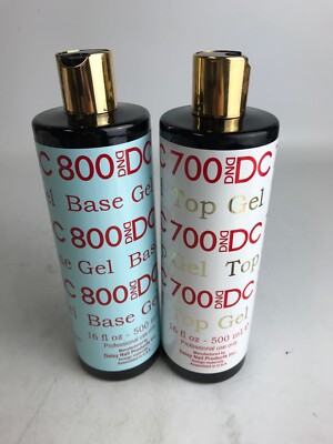 DND DC Gel Polish Top 700 & Base 800 Refill Kit Free Top & Base 0.5 oz