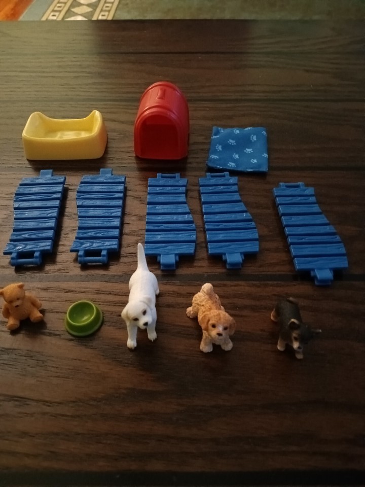 Schleich- Farm World-Puppy Pen-Best for Ages 3-8 Variety 2542480 CUCCE E Cuccioli, 42480