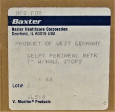 Gelpi Perineal Retainer/Retractor 7" Stainless Steel w/Ball Stops - Part #GL510