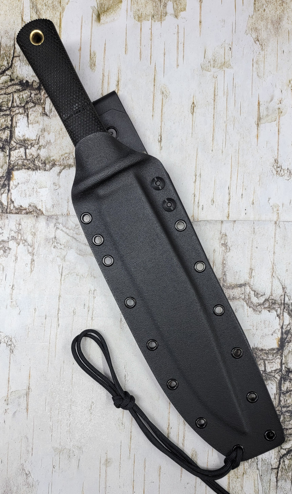 KYDEX SHEATH with DROP CLIP FOR COLD STEEL TRAILMASTER, HAND MADE