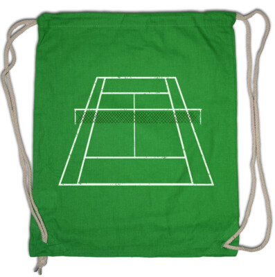 Tennis Court II Turnbeutel Player Love Addiction Tennis Racket Field Ball
