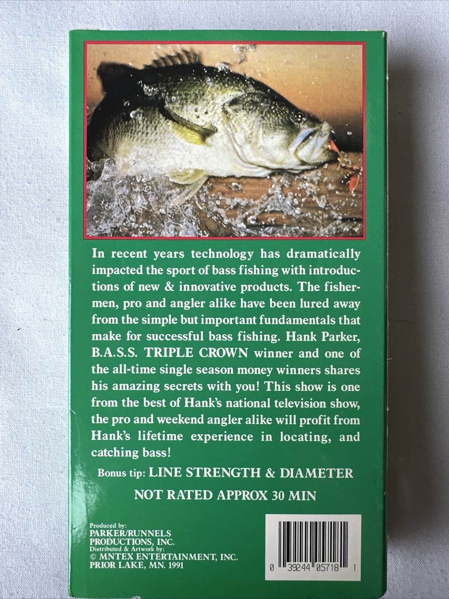 1989 BASS FISHING NEW BASICS by ソラバシ 1991 BASICS OF BASS FISHING VHS Tape, COMPLETE/TESTED SEE