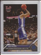 RARE JARED McCAIN 2023-24 Bowman U Now Base Card #50 Duke Freshman Points Record