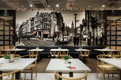 3D Black City 8821 Wallpaper Mural Wall Print Wall Wallpaper Murals US Coco