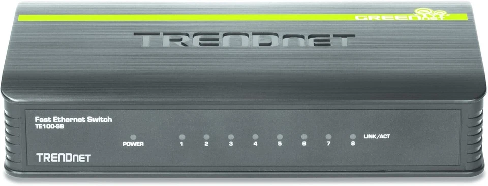TRENDnet TE100-S8 8-Port 10100Mbps Network Ethernet Desktop Switch - Image 4 of 4