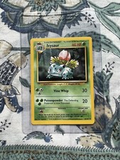 Pokémon Card Ivysaur 30/102 Base Set Unlimited 1999 WOTC LP-NM Listing A