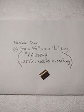 Oilite Bushing Bronze 1/4  x 5/16  x 1/2 long Bearing sleeve AA335-4 B45-4