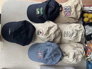 lot of 7 Vintage golf hats US open 2005 To 2011. Most are new and unworn