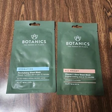 Botanics - The Power of Plants - All Bright Vitamin, Hydrating Sheet Mask SET 2