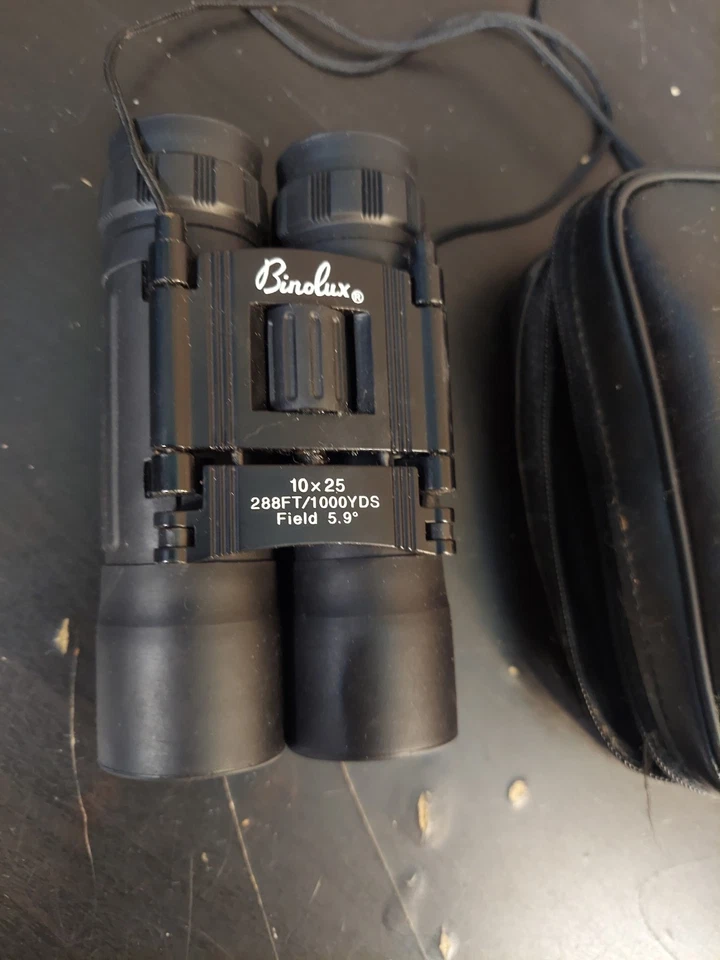 Binolux Black 8 X 21 Field 7° 392ft at 1000yds Compact Prismatic Binoculars Pj - Image 2 of 3