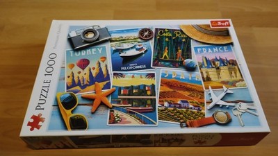 Trefl 1000 Teile Puzzle Holiday Postcards Urlaubs Postkarten 10714