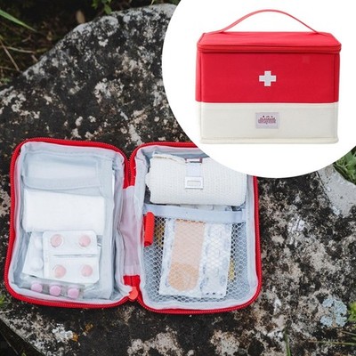 Leere Erste-Hilfe-Tasche, multifunktionales Notfallset, Organizer für