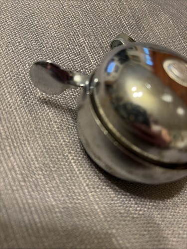 Vintage Bee Brand Cycle Revolving Bicycle Bell Bike Handlebar Mount Chrome Works - Picture 7 of 10