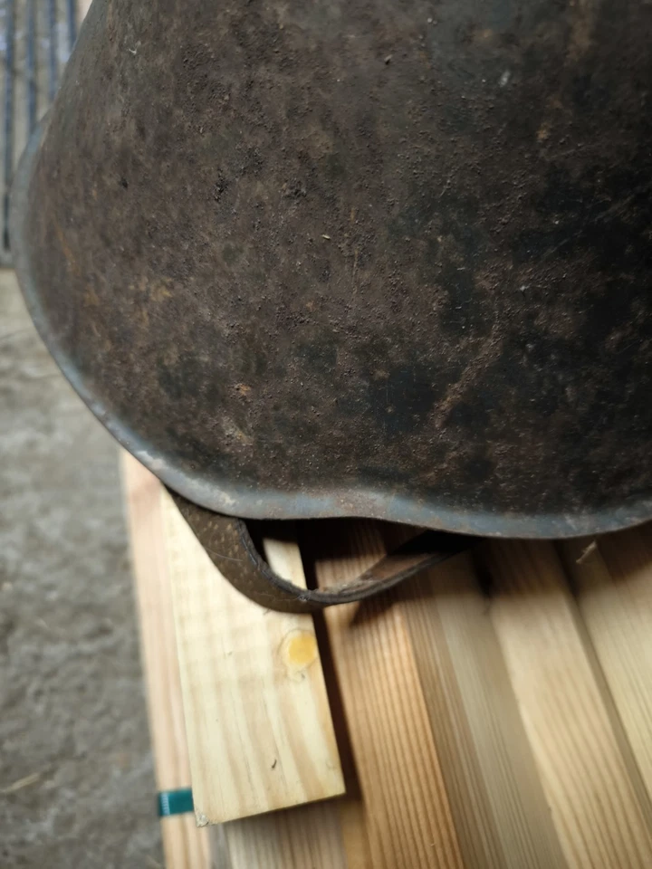 NVA Stahlhelm DDR Original Militaria Ostdeutschland Deko - Bild 4 von 4