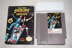 Bill & Ted's Excellent Adventure (Nintendo NES) Complete in Box CIB