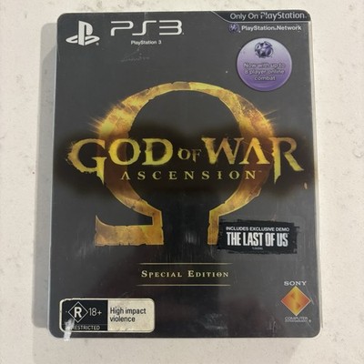 God Of War Ascension Special Steelbook Edition Sony Playstation 3 PS3