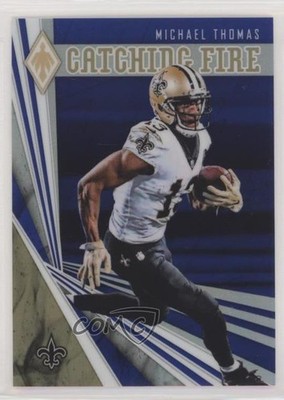 2019 Panini Phoenix Catching Fire Blue 13/35 Michael Thomas #13 3l1
