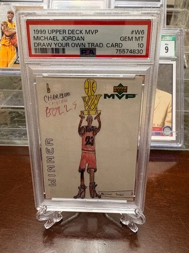 1999-00 Upper Deck MVP - Draw Your Own Card Winner Michael Jordan #W6 PSA 10 GEM