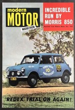 MORRIS MINI 850 Publicity Brochure DEC1963 Reprint from Modern Motor AUSTRAILIAN