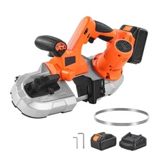 Portable Cordless Band Saw 20V Deep Cut Variable Speed Brushless Band Saw Kit