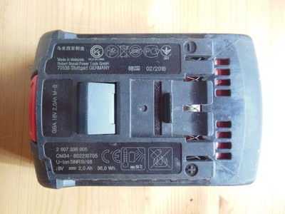 Bosch Lithium-Ionen (Li-Ion) Akku 2607336905 - 18V 2Ah