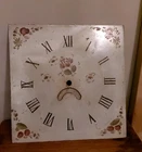 Antique Longcase Grandfather Clock Face Dial Painted